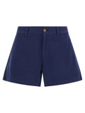 Polo Ralph Lauren Blue Cotton Bermuda Shorts