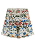 FARM RIO Multicolor Cotton Bermuda Shorts