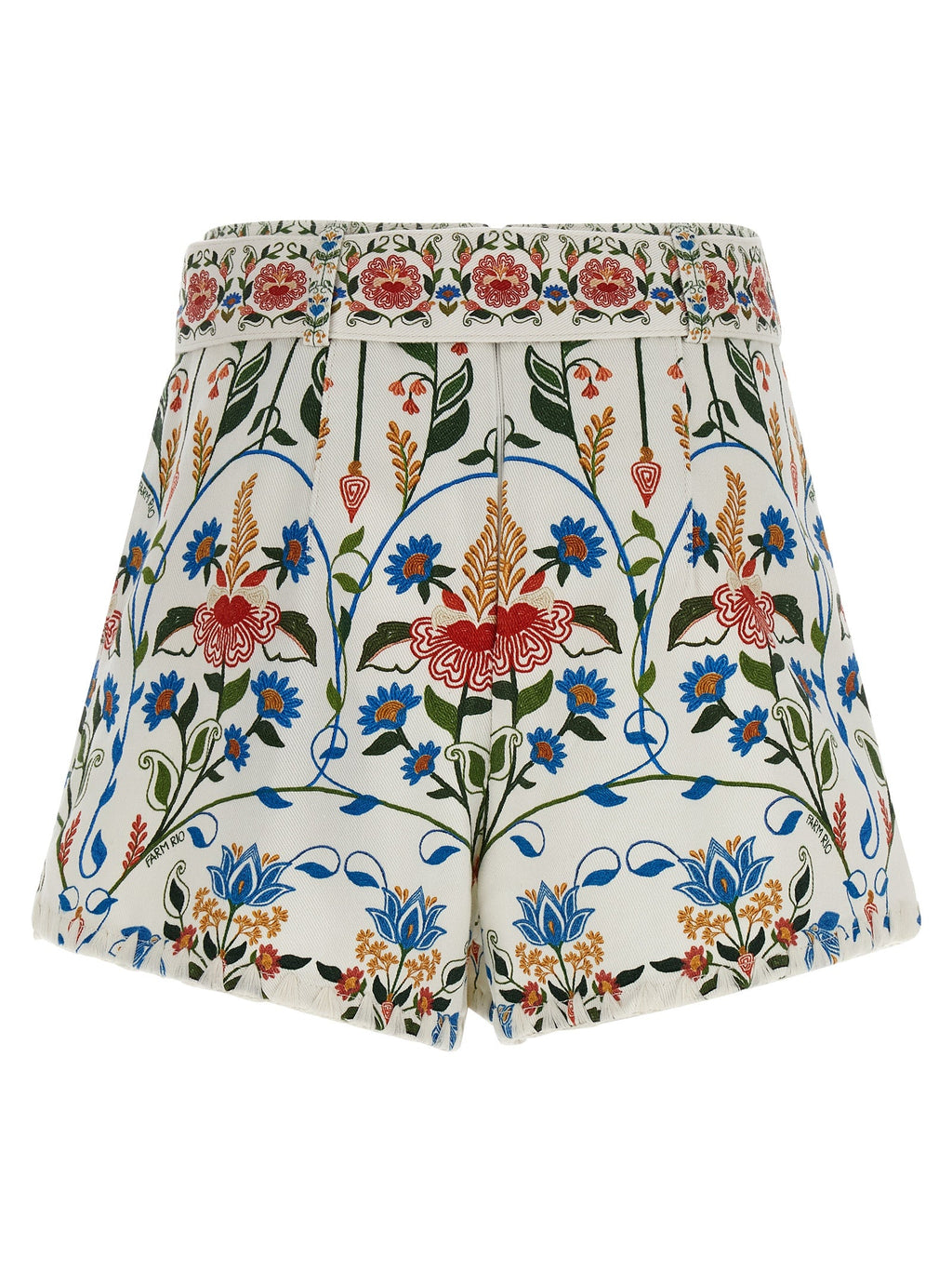 FARM RIO Multicolor Cotton Bermuda Shorts