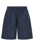 XACUS Blue Cotton Bermuda Shorts