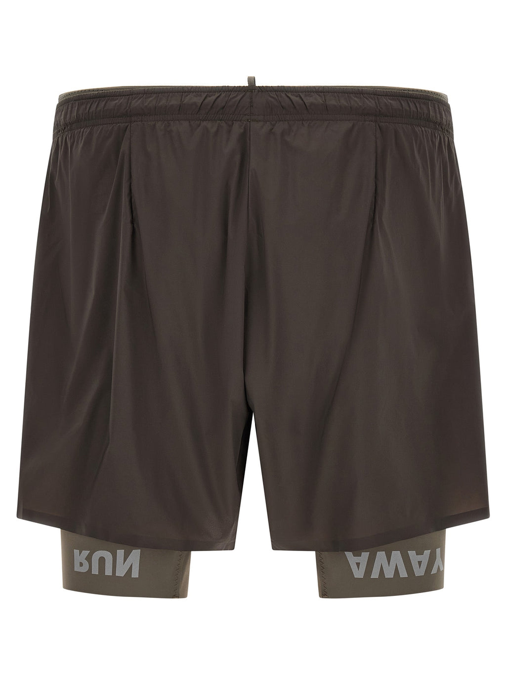 SATISFY Gray Nylon Bermuda Shorts
