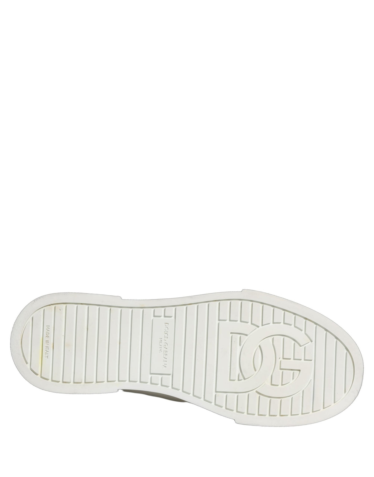 Dolce & Gabbana Blue White Sequin Logo Low Top Sneakers Shoes