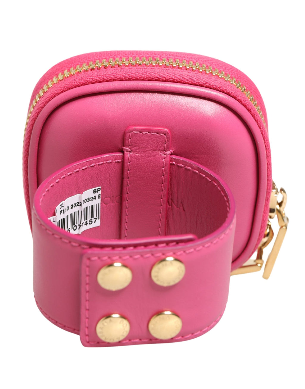 Dolce & Gabbana Pink Calf Leather DG Logo MULTIFUNCTIONAL KIT Borse Bag