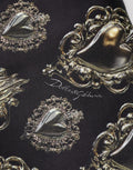 Dolce & Gabbana Black Sacred Heart Cotton Sweatshirt Sweater