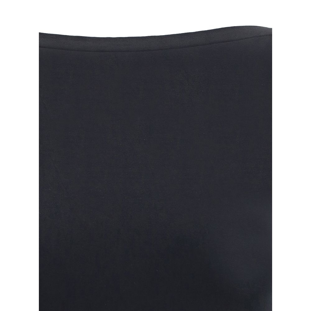 Black Modal Sleeveles T-Shirt