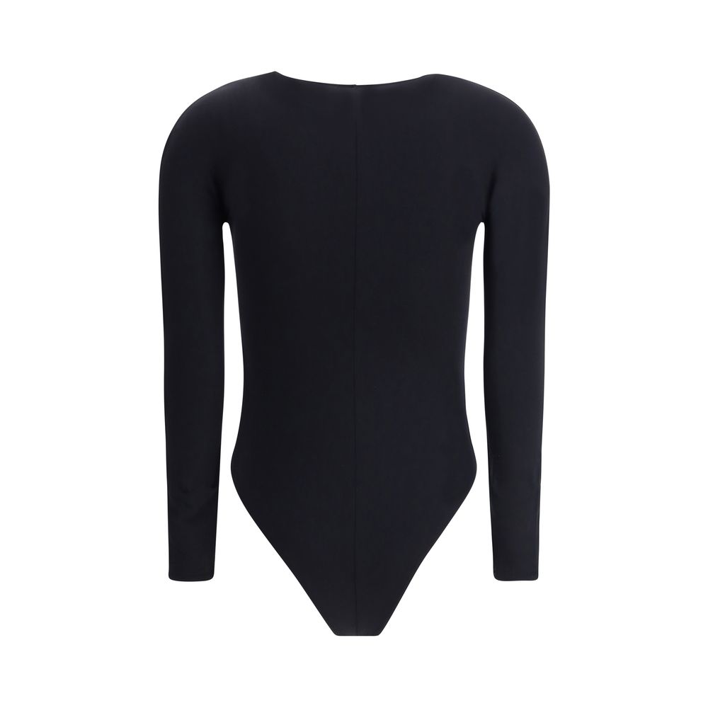 Black Polyamide Bodysuit