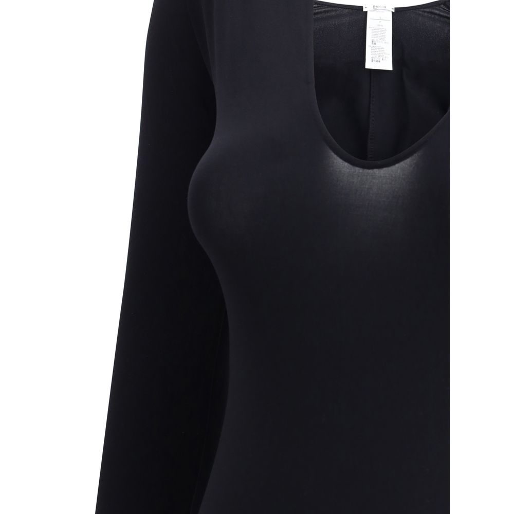 Black Polyamide Bodysuit