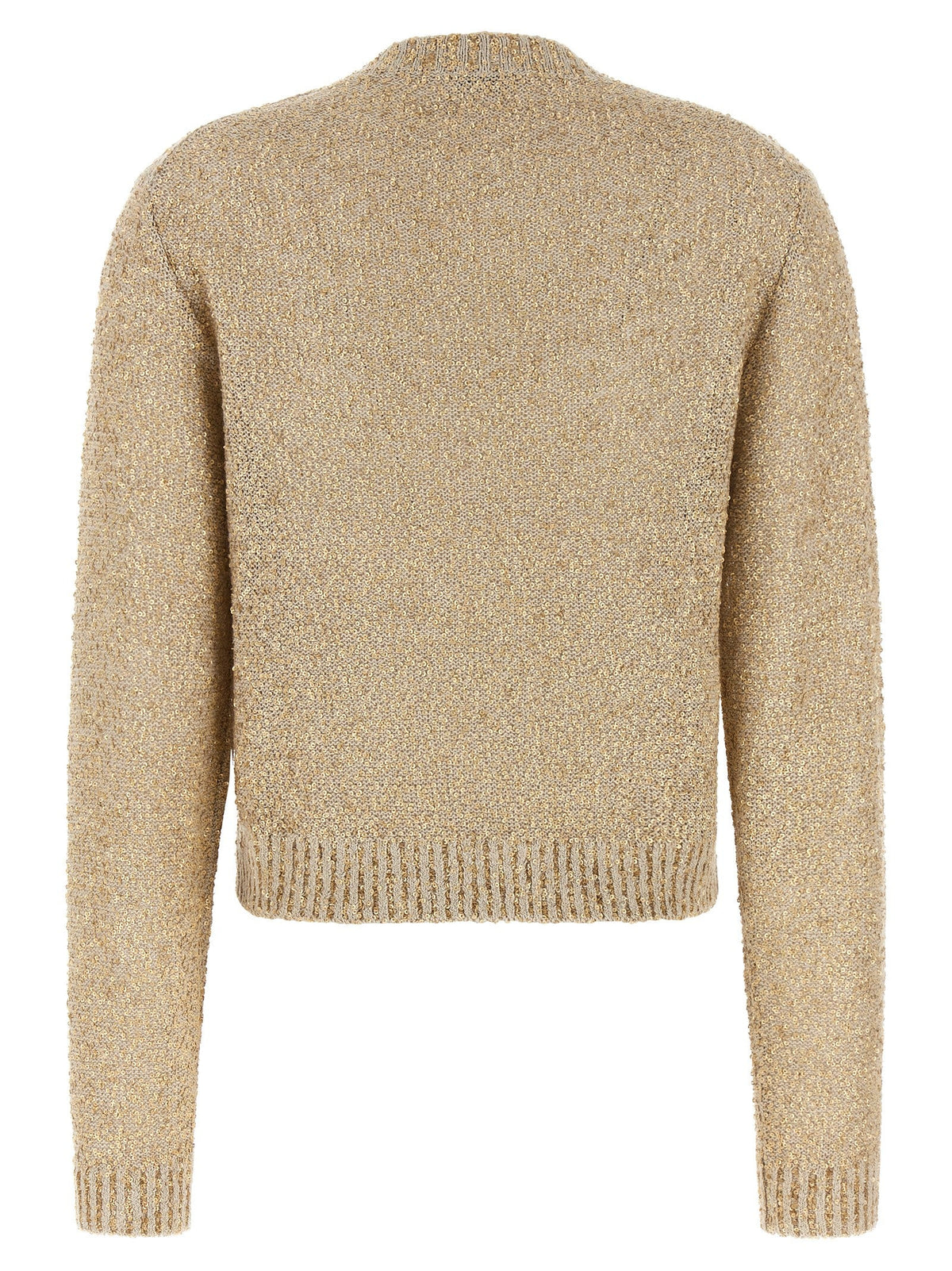 Brunello Cucinelli Gold Linen Cardigan