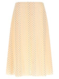 Valentino Garavani Multicolor Silk Midi Skirt