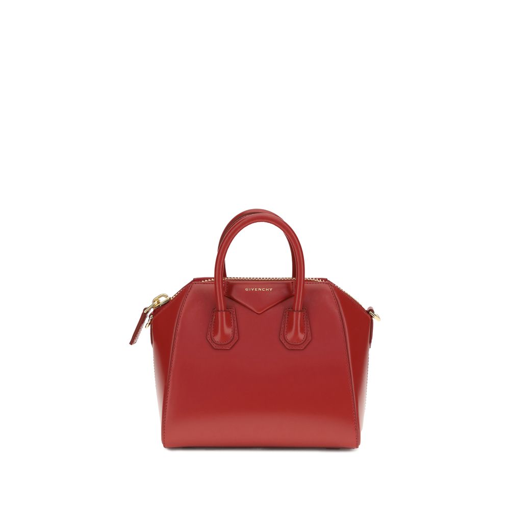 Givenchy Red Calf Leather Bos Taurus Handbag