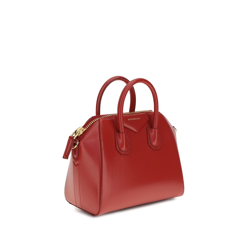 Givenchy Red Calf Leather Bos Taurus Handbag