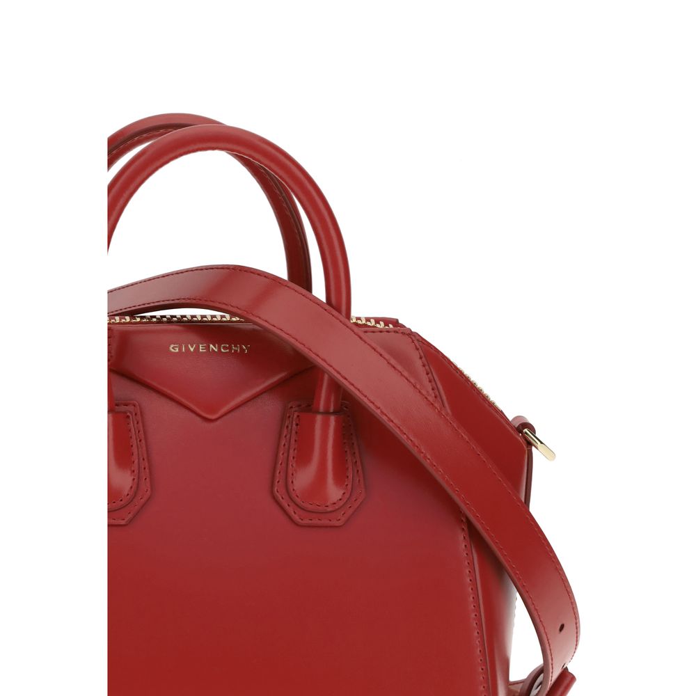 Givenchy Red Calf Leather Bos Taurus Handbag