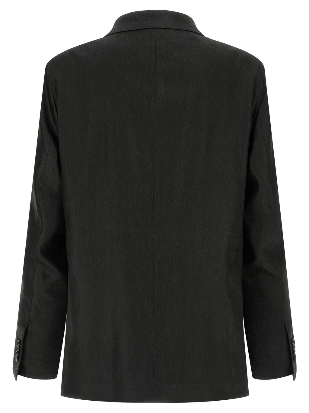 Tagliatore Black Linen Two-Piece Suit