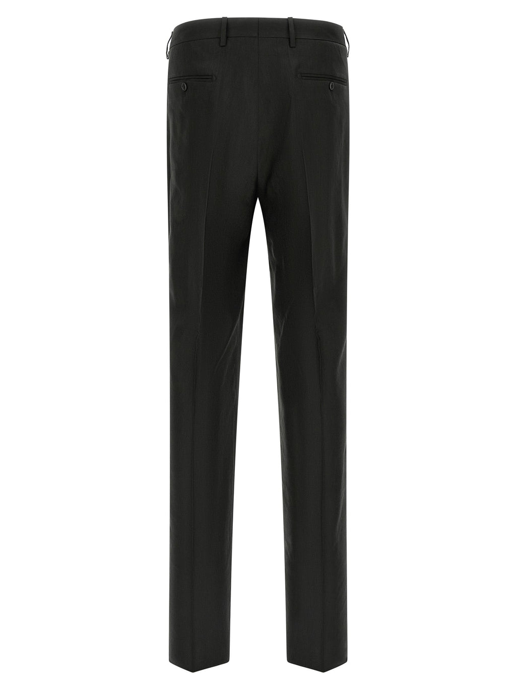 Tagliatore Black Linen Two-Piece Suit