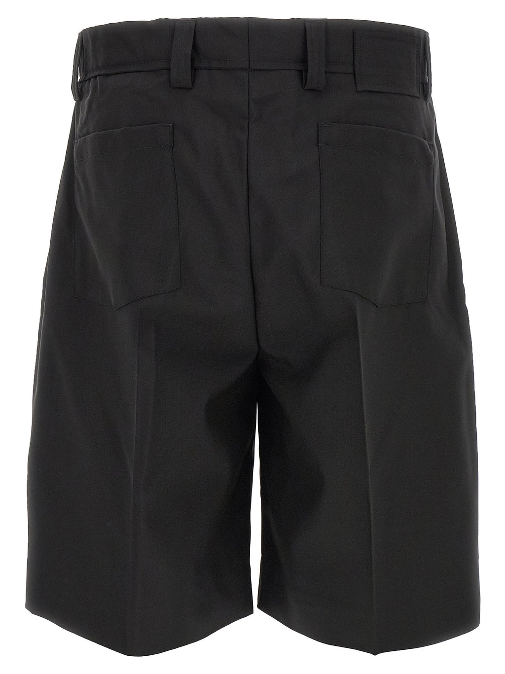 MFPEN Black Wool Bermuda Shorts