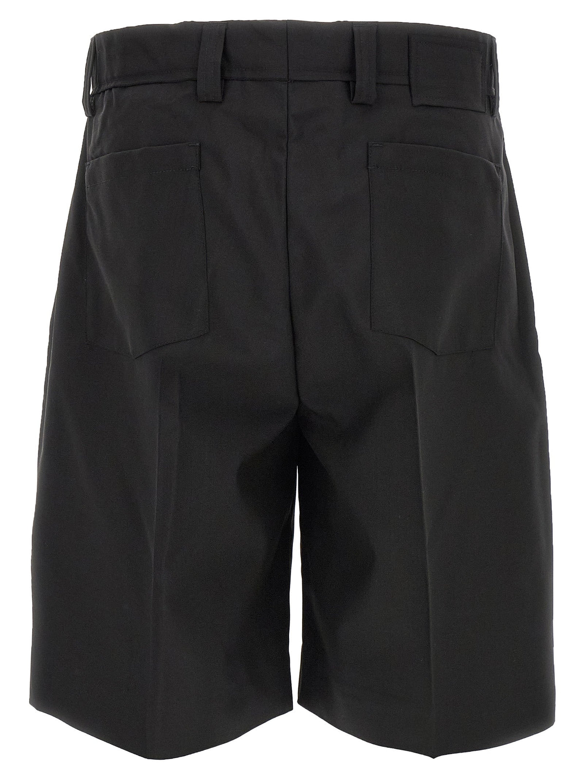MFPEN Black Wool Bermuda Shorts