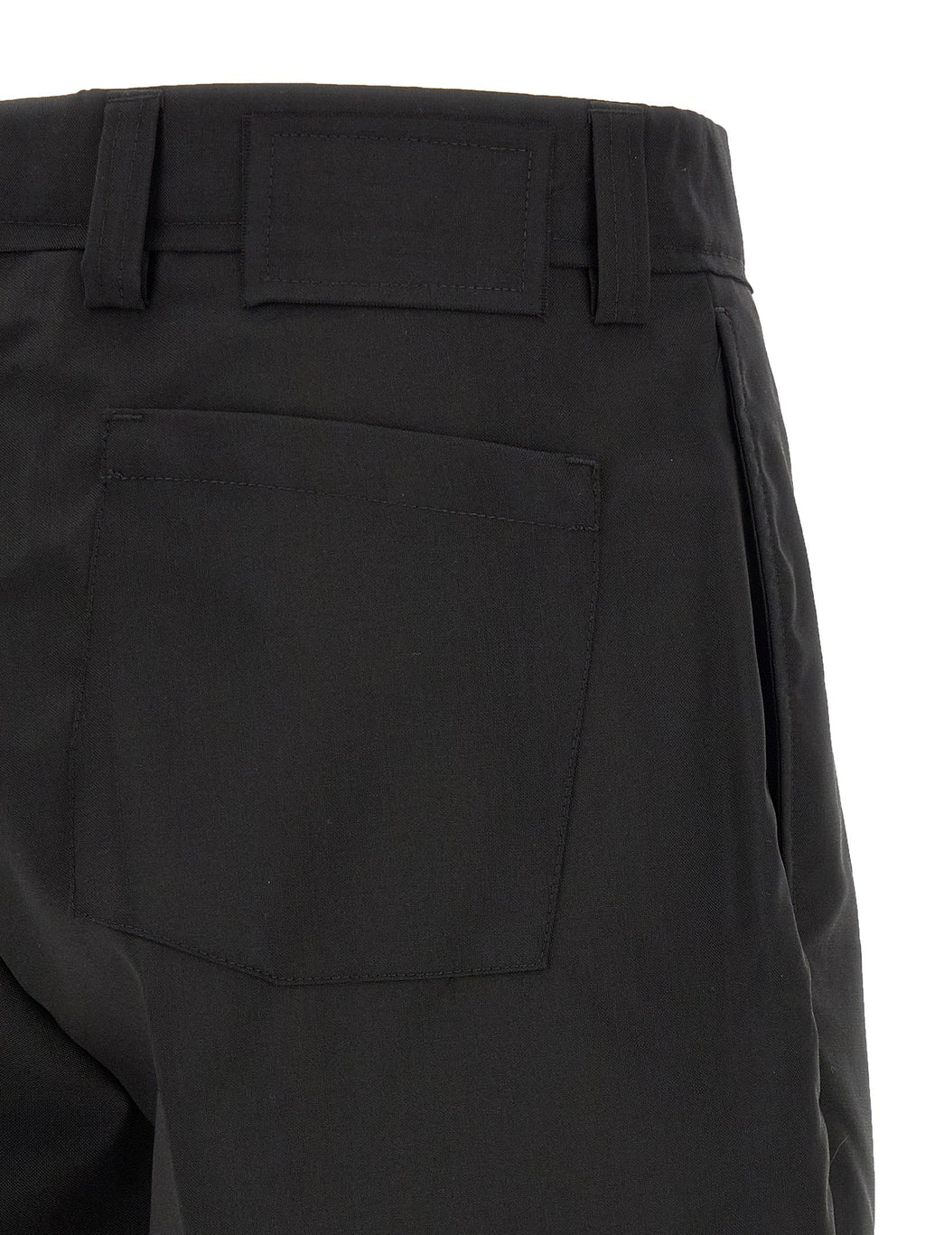MFPEN Black Wool Bermuda Shorts