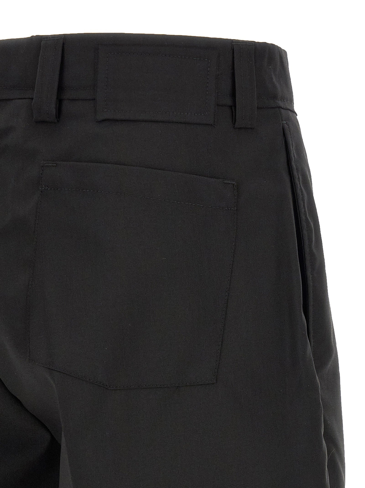 MFPEN Black Wool Bermuda Shorts
