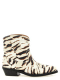 Ganni Beige Polyester Chelsea Boots