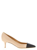 Francesco Russo Multicolor Goatskin Mid Heel Pumps
