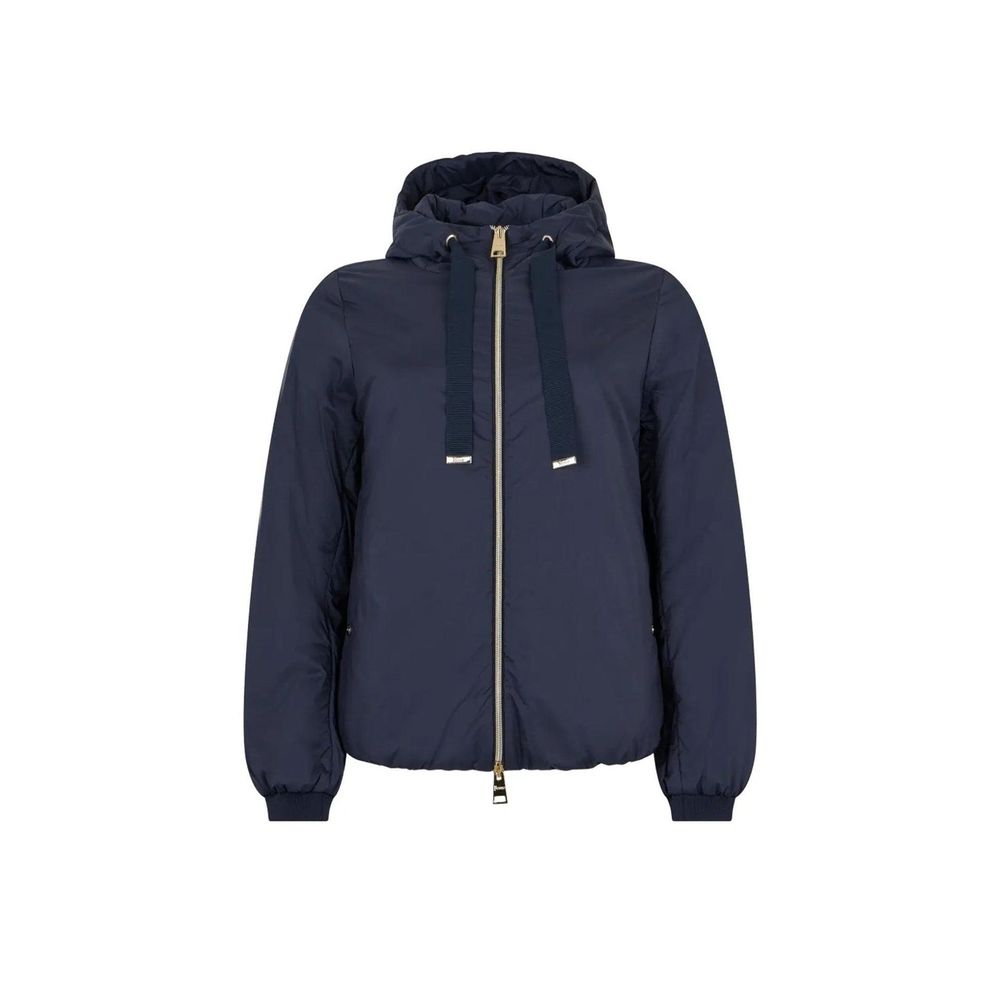 Herno Blue Polyamide Full-Length Jacket
