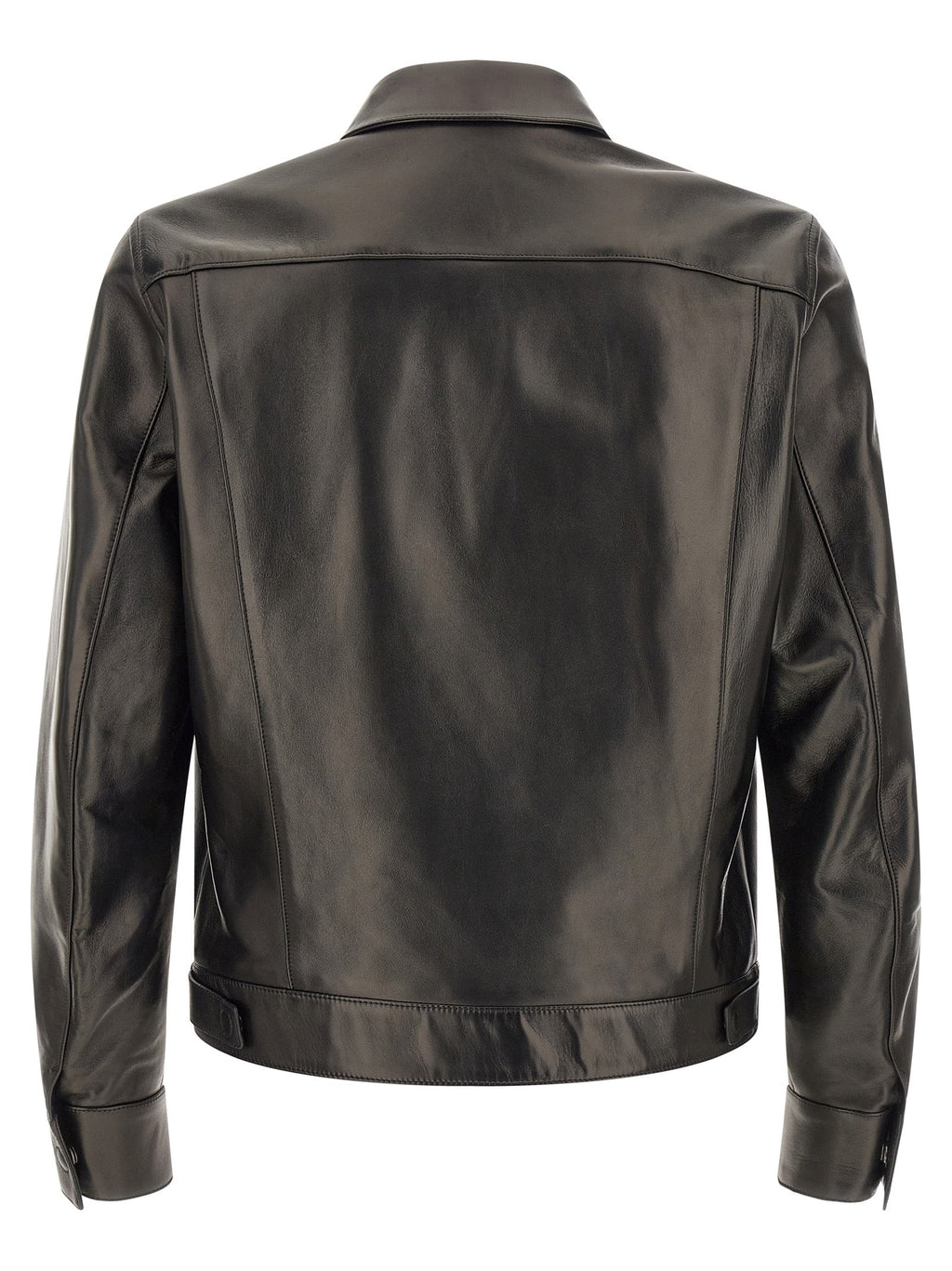 Tom Ford Black Lamb Leather Leather Jacket