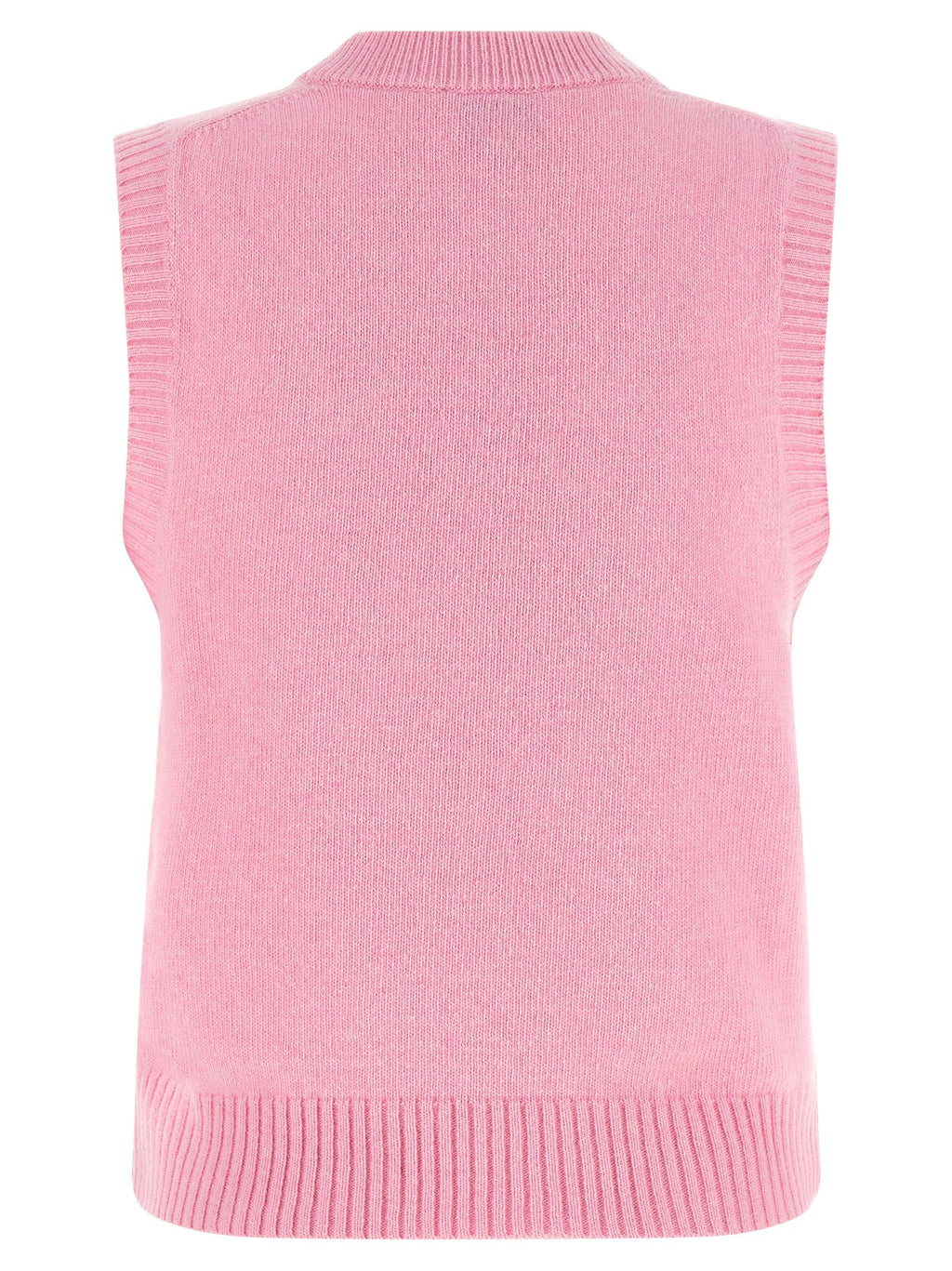 Ganni Multicolor Wool Sleeveles Sweater