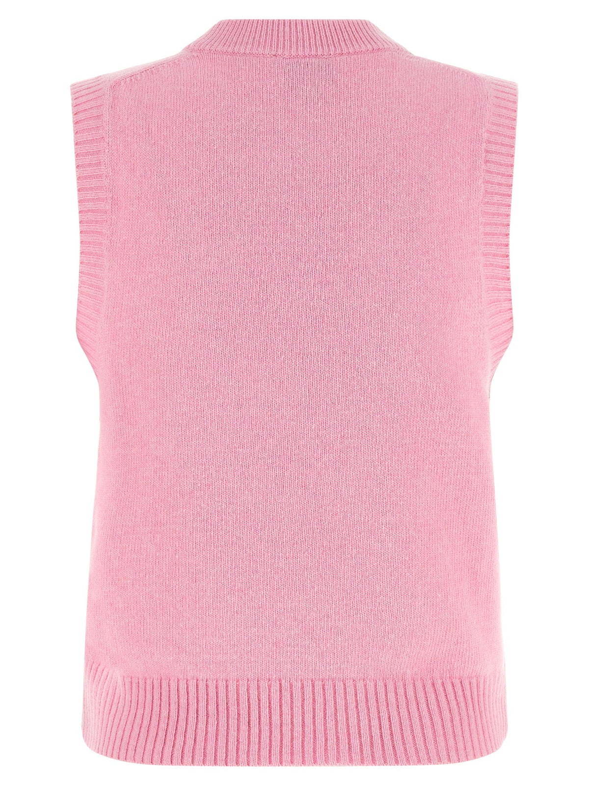 Ganni Multicolor Wool Sleeveles Sweater