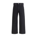 Our Legacy Black Cotton Relaxed Fit Jeans
