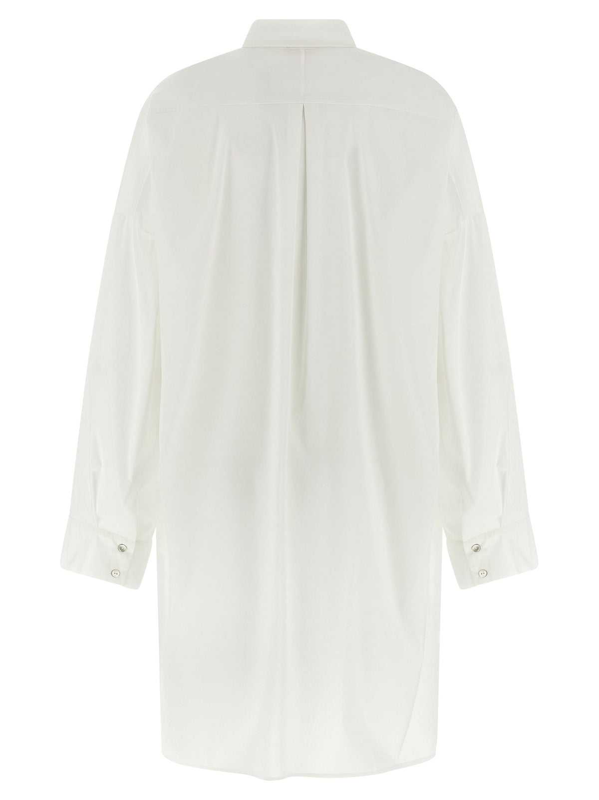 DI.LA3 PARI' White Silk Blouse