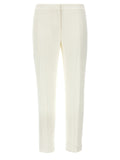 Alexander McQueen White Viscose Casual Pants