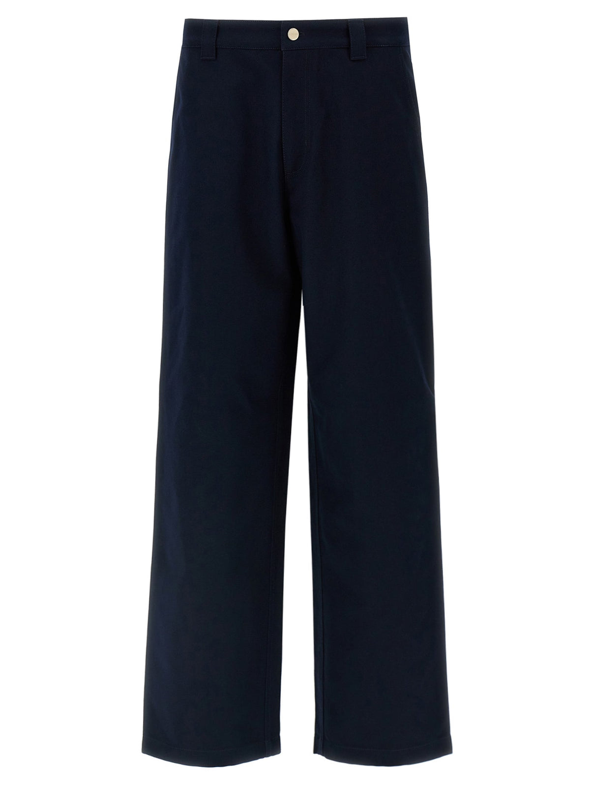 Gucci Blue Cotton Casual Pants