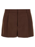 Gucci Brown Wool Bermuda Shorts