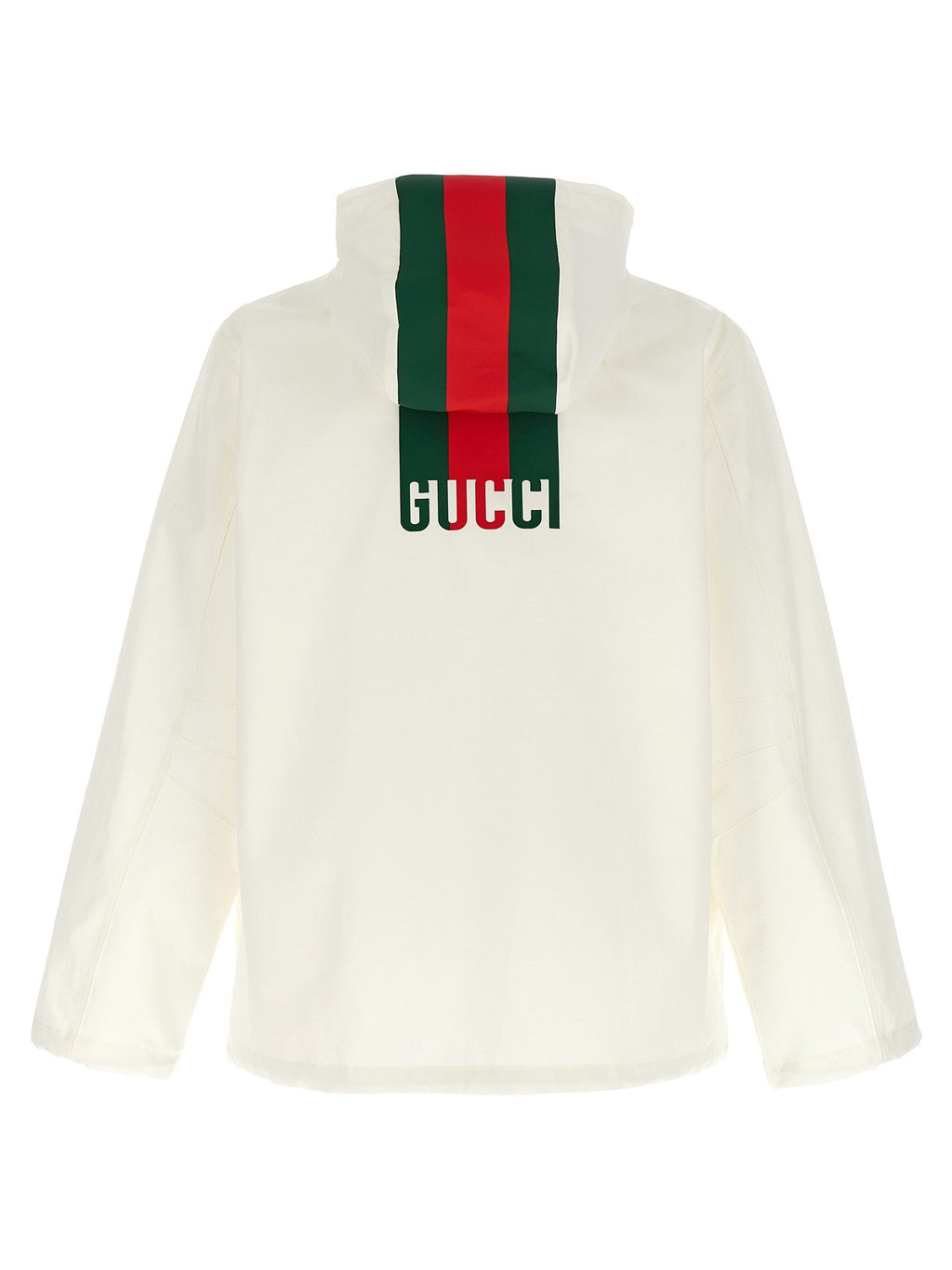Gucci White Cotton Shell Jacket