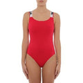 Moschino Red Cotton One-Piece Swimsuit