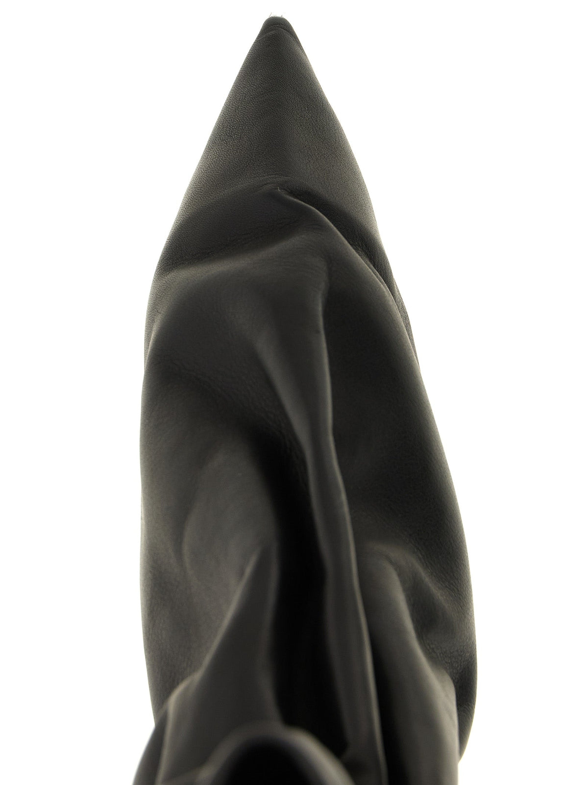 Rick Owens Black Calfskin Ankle Boots