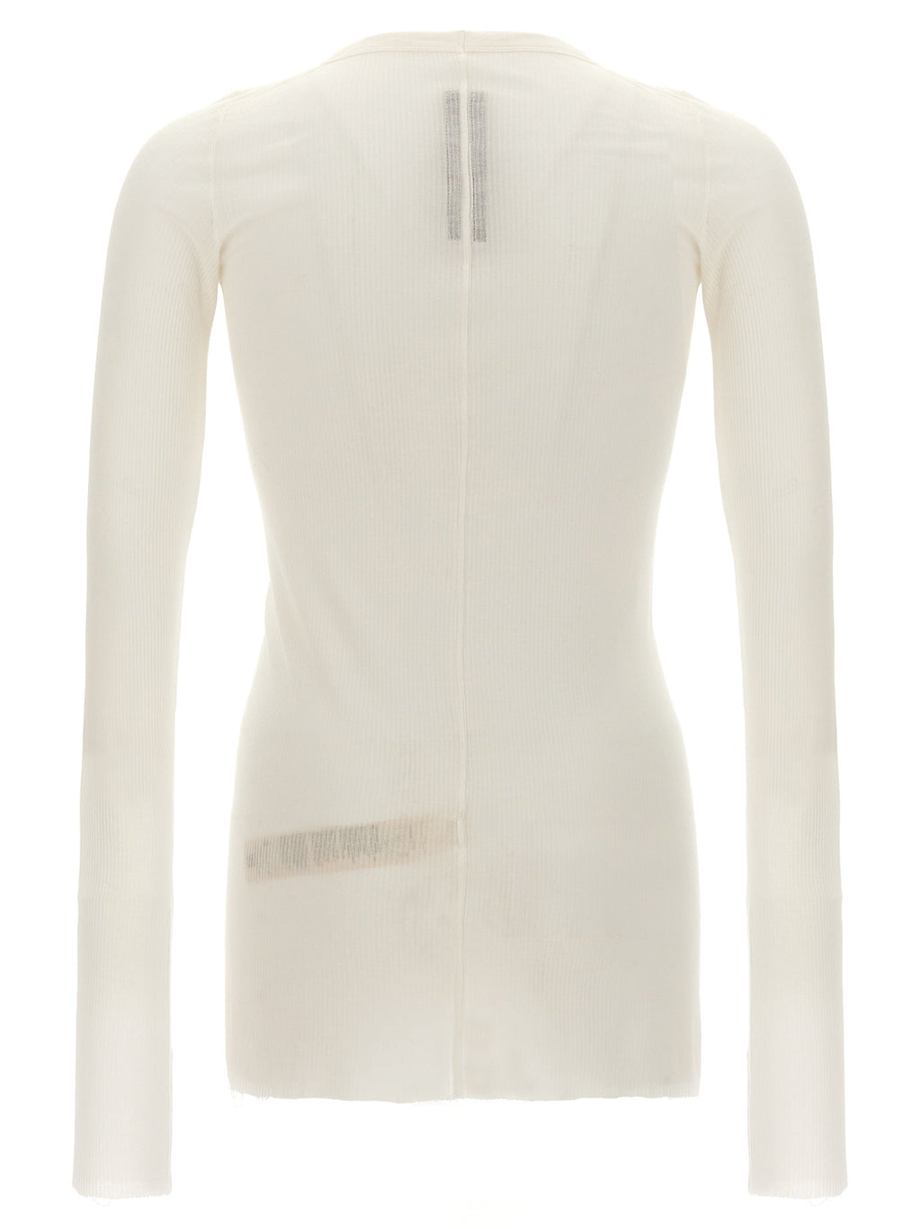 Rick Owens White Viscose T-Shirt