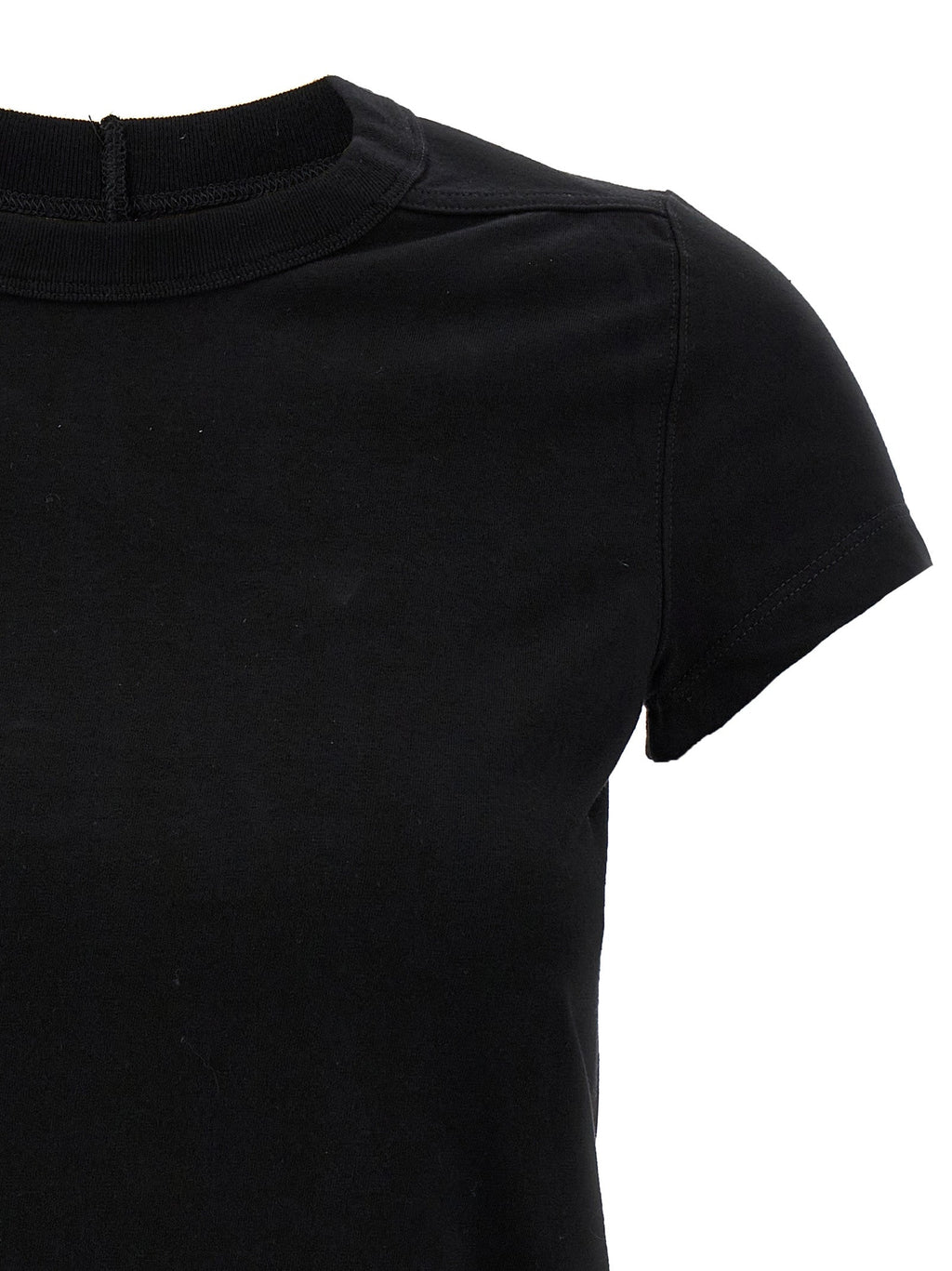 Rick Owens Black Cotton T-Shirt