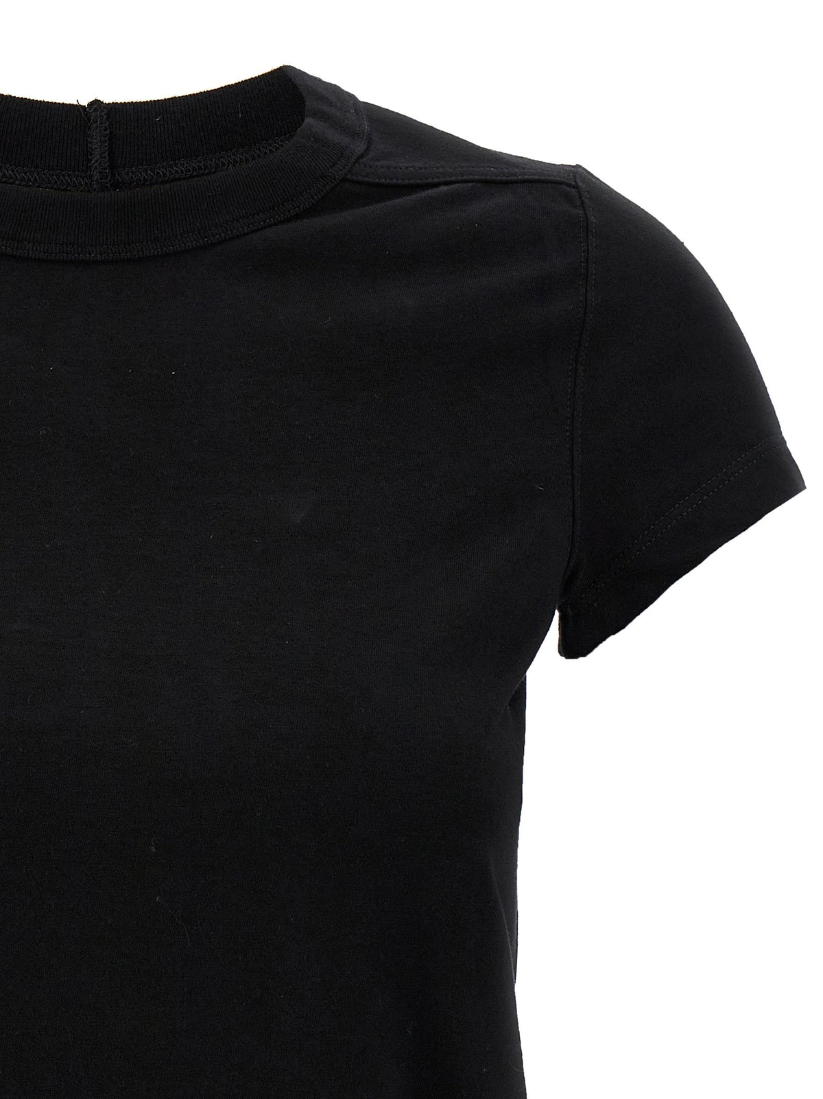 Rick Owens Black Cotton T-Shirt