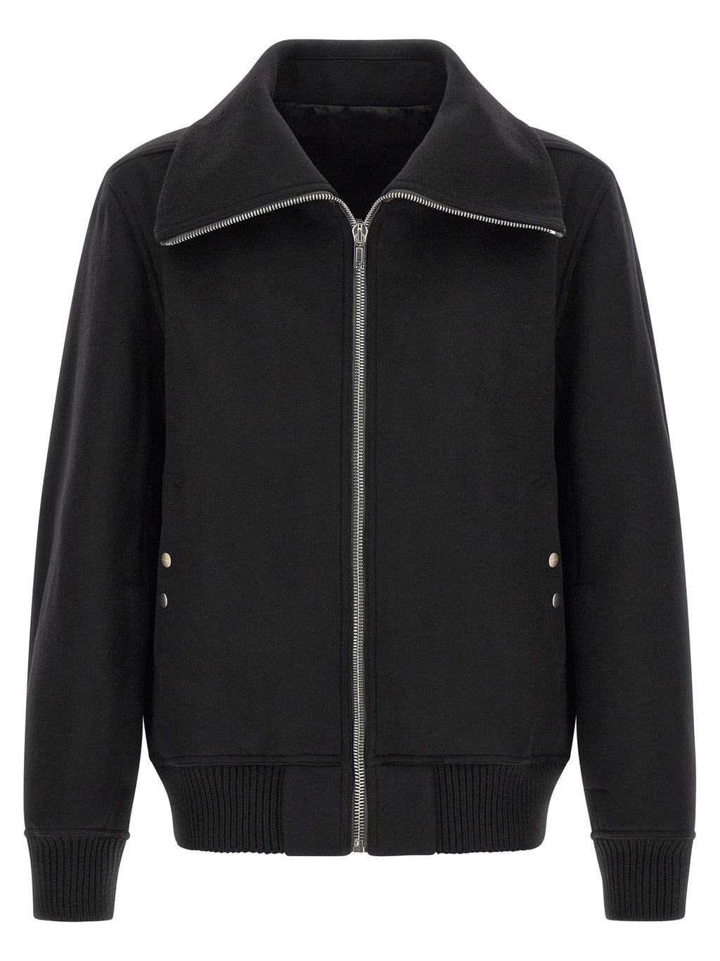 Rick Owens Black Virgin Wool Bomber