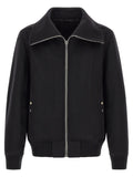 Rick Owens Black Virgin Wool Bomber