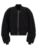 Rick Owens Black Virgin Wool Bomber