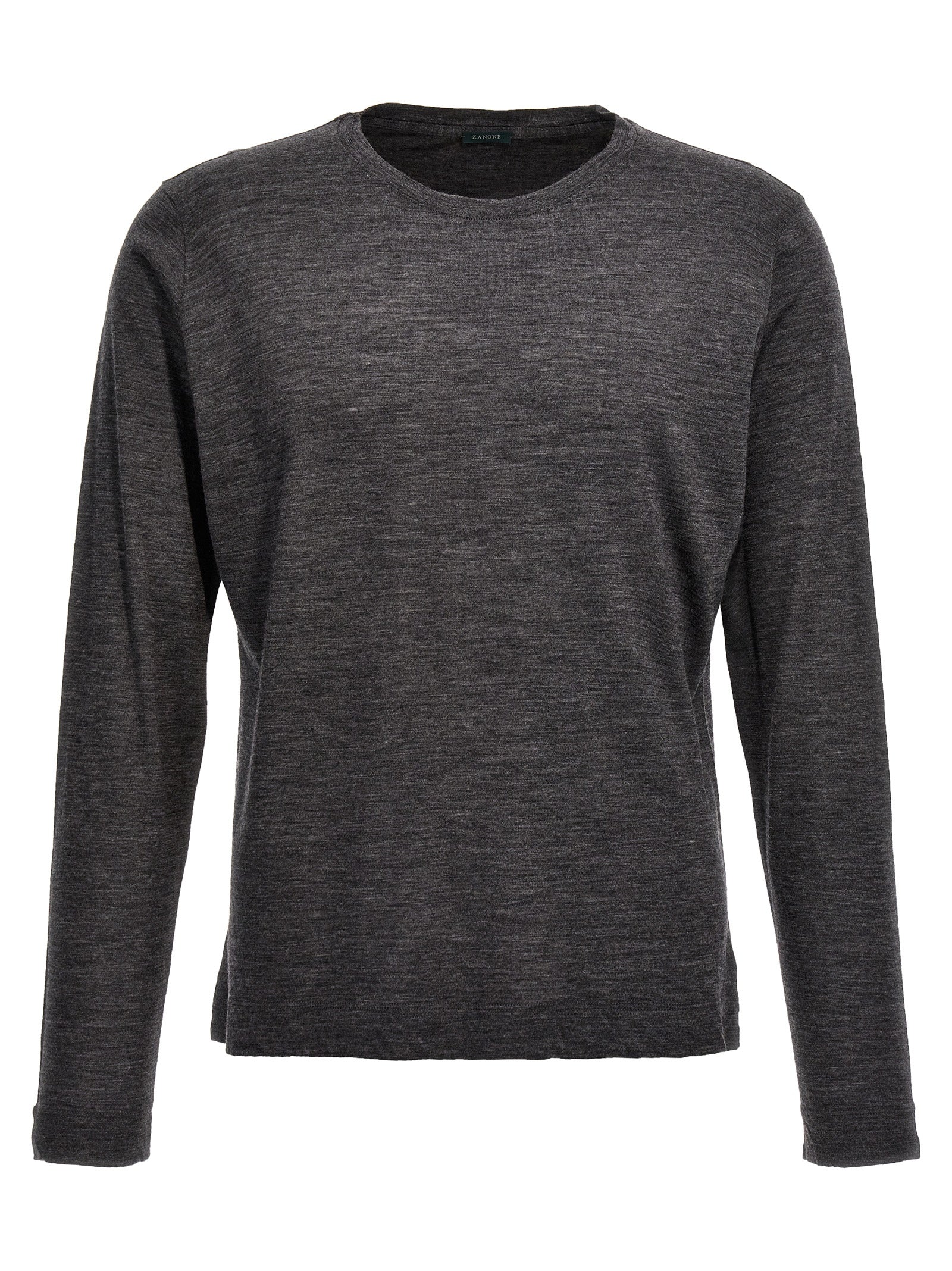ZANONE Gray Virgin Wool Cardigan