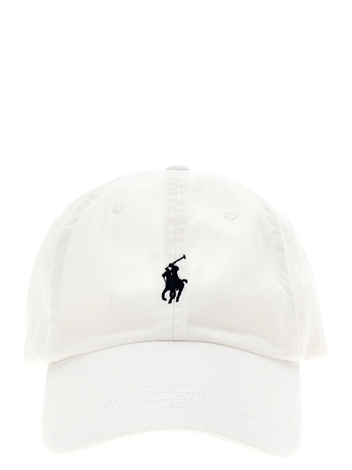 Polo Ralph Lauren White Cotton Cap (Baseball Hat)