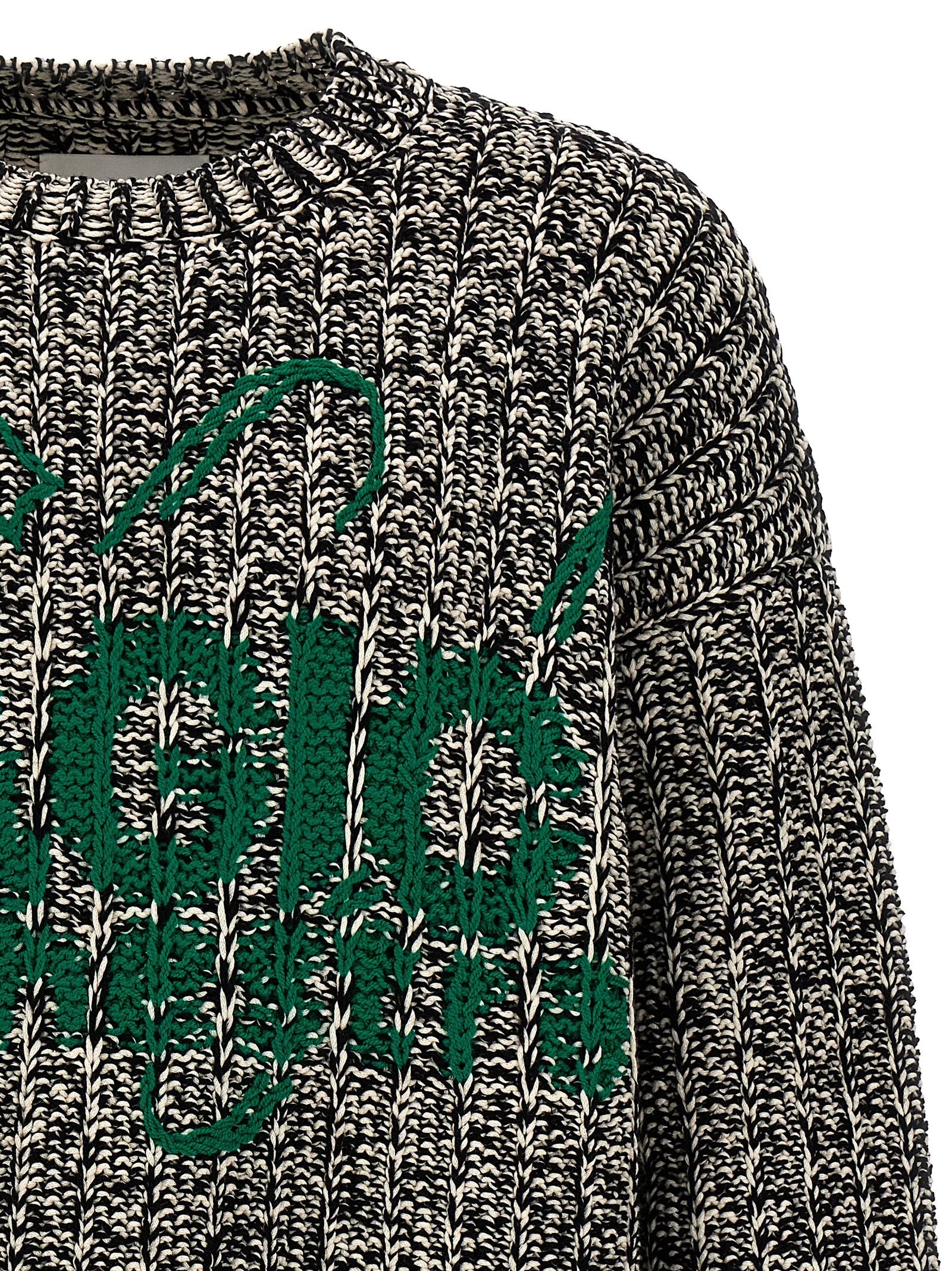 Jil Sander Multicolor Wool Cardigan