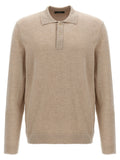ZANONE Beige Virgin Wool Polo Shirt