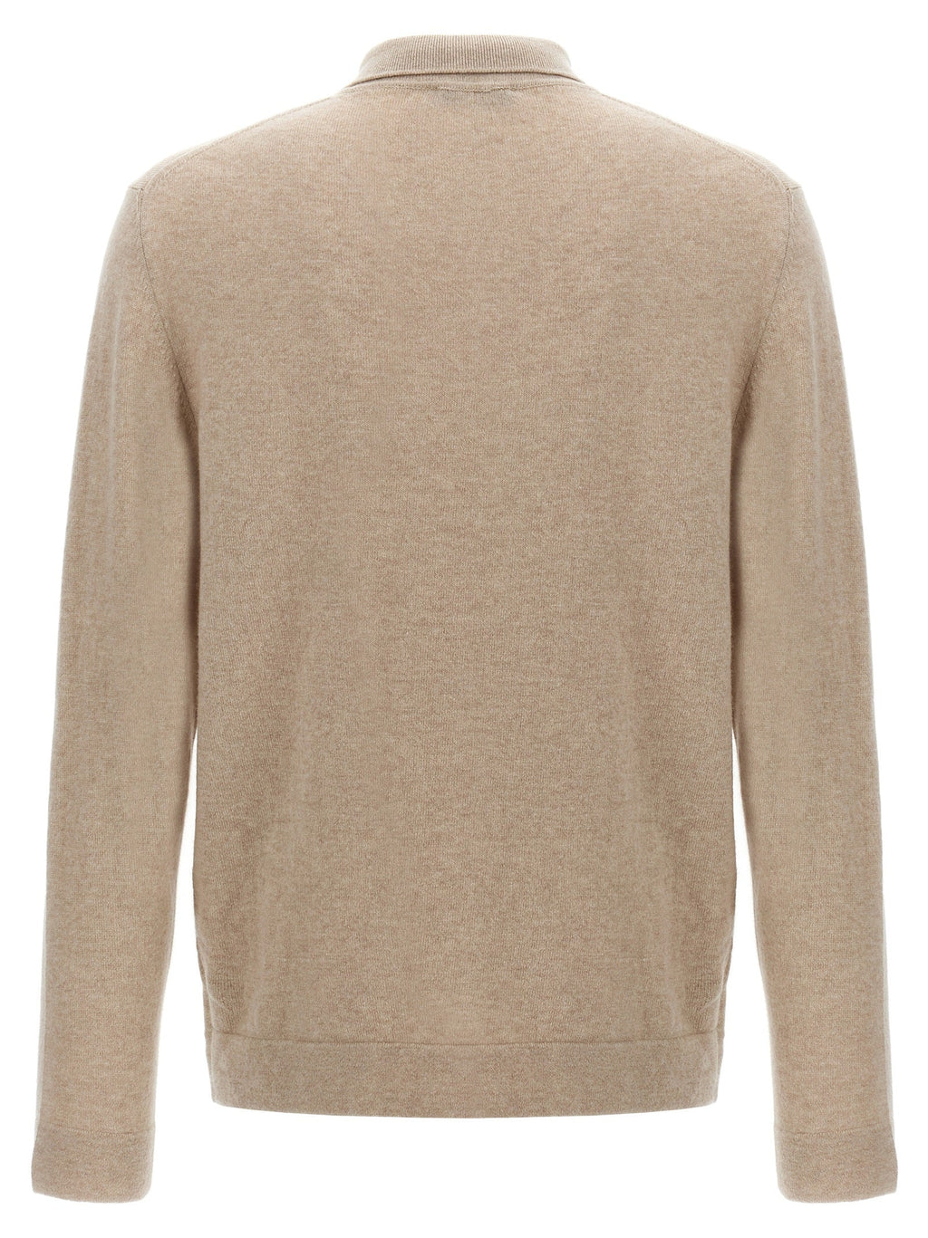 ZANONE Beige Virgin Wool Polo Shirt