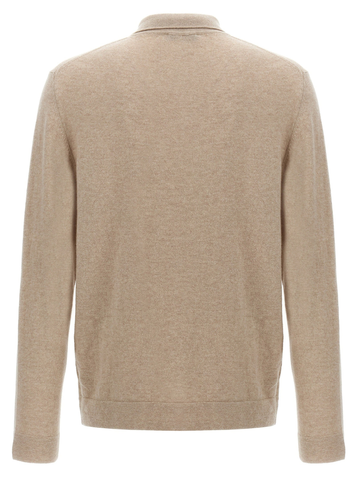 ZANONE Beige Virgin Wool Polo Shirt