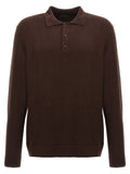 ZANONE Brown Virgin Wool Polo Shirt