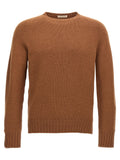 MA'RY'YA Brown Wool Cardigan
